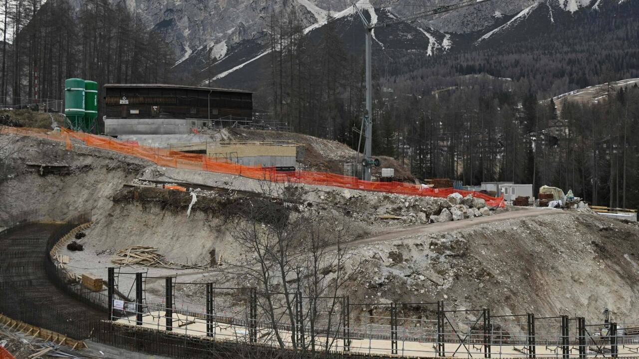 So sah es noch zu Jahresbeginn im Eiskanal von Cortina aus. 