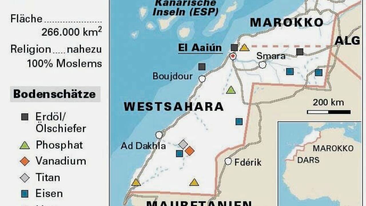 Die Westsahara ist reich an Bodenschätzen. Die neue Lösung könnte auch der EU nützen. 