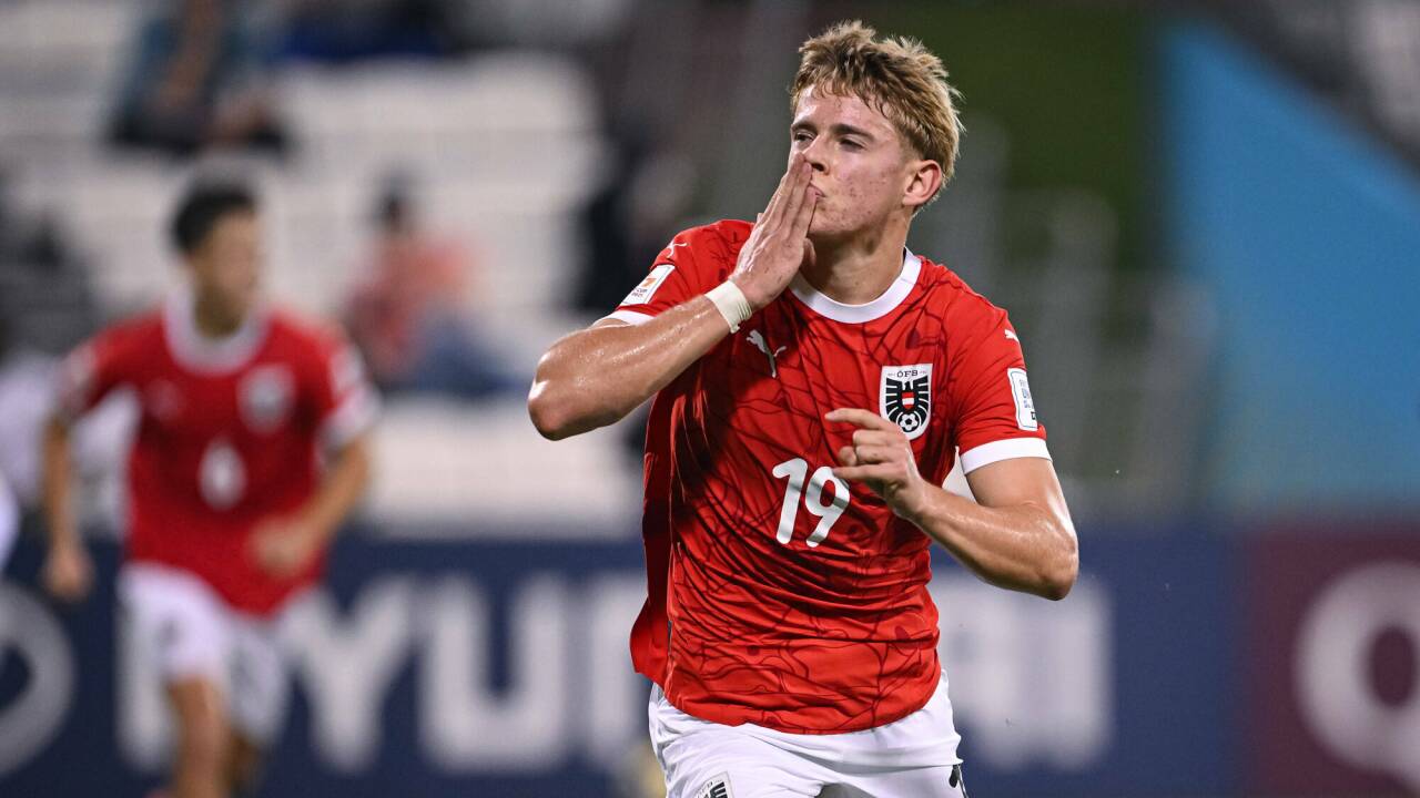 Red-Bull-Talent Johannes Moser traf gegen England im Doppelpack. 