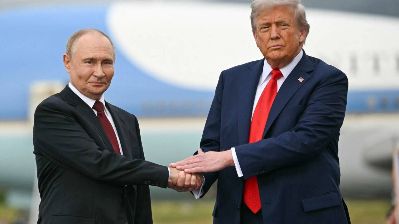 US-Präsident Donald Trump und Kremlchef Wladimir Putin im August 2025.  