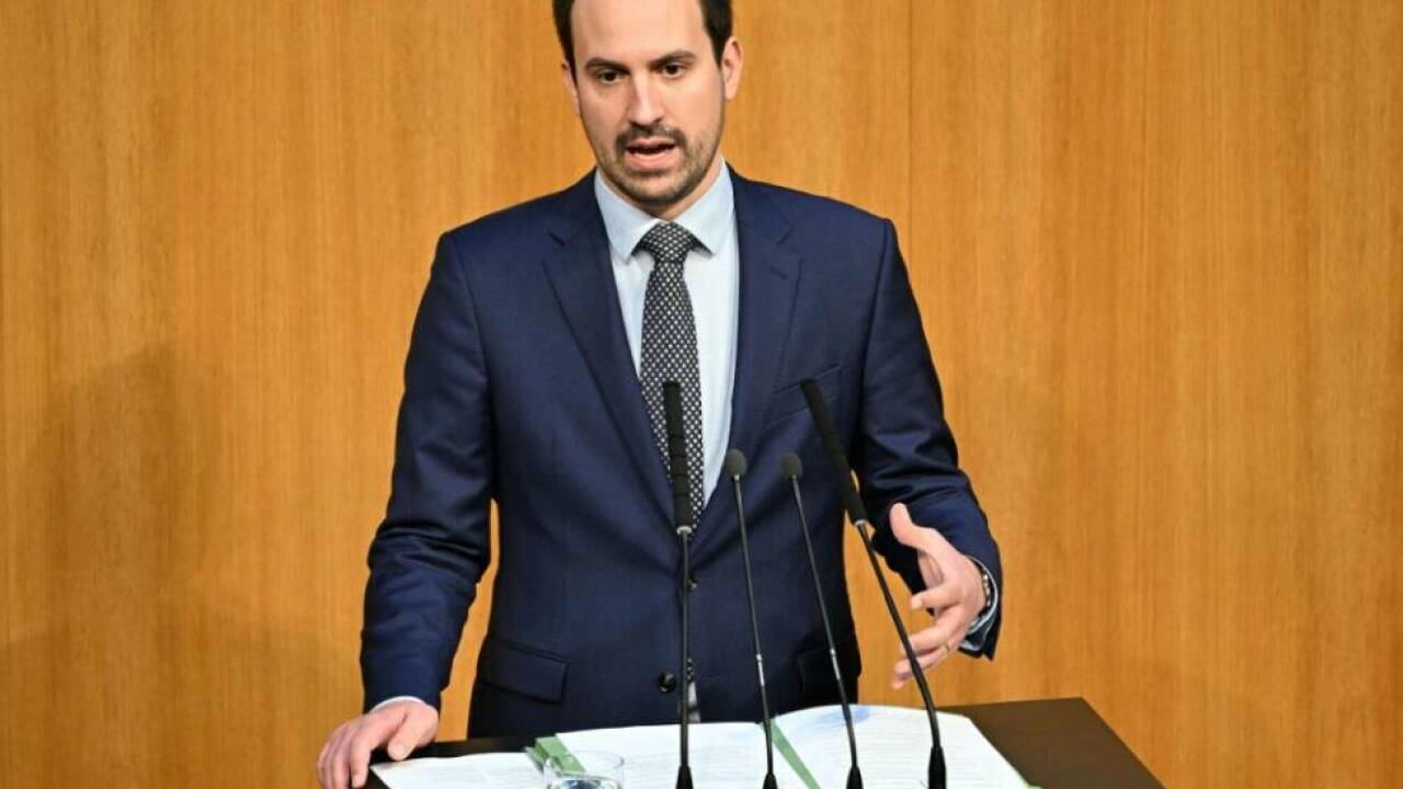 Wiederkehr bei seiner Rede im Nationalrat am Donnerstag Wiederkehr bei seiner Rede im Nationalrat am Donnerstag