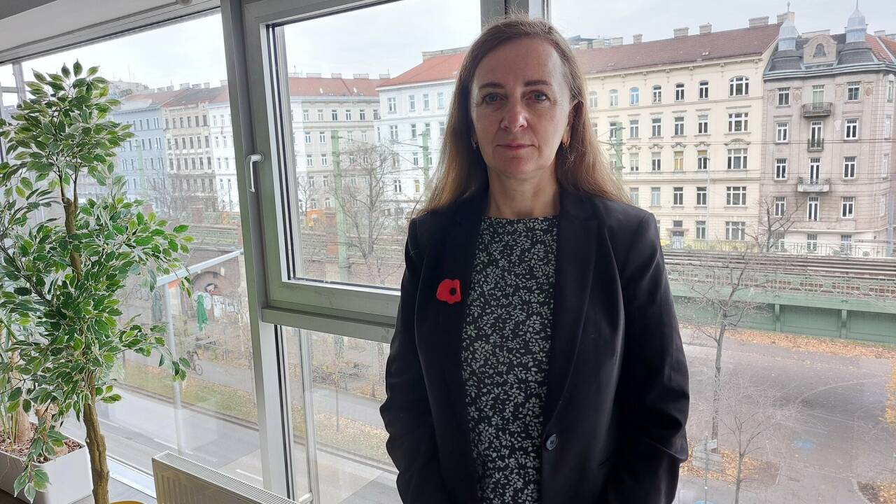 Die belarussische Journalistin Larysa Shchyrakova war auf Einladung von Amnesty International zu Gast in Wien. Die belarussische Journalistin Larysa Shchyrakova war auf Einladung von Amnesty International zu Gast in Wien.