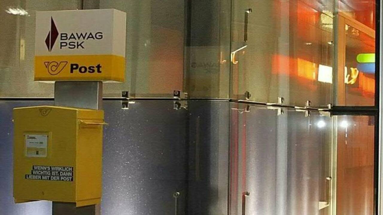 Archivbild einer Postfiliale. 