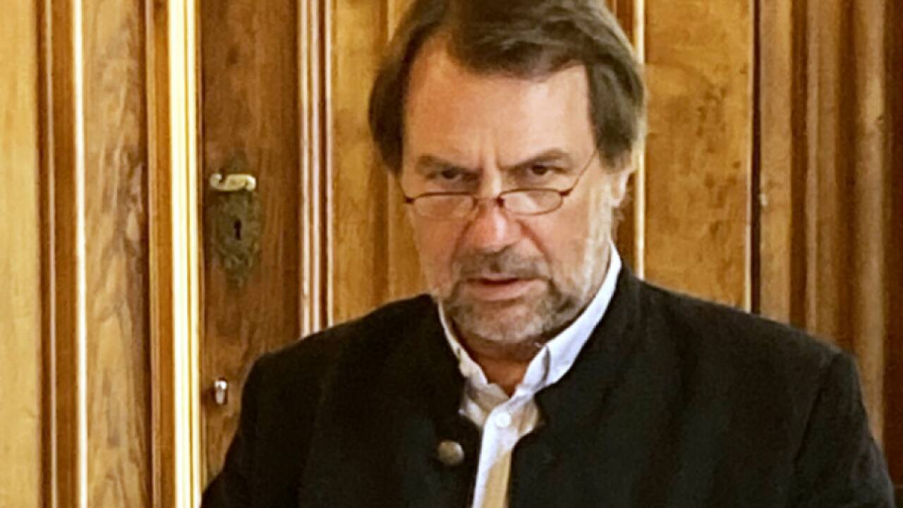 Intendant Mathis Huber führte durch die Programmvorschau 