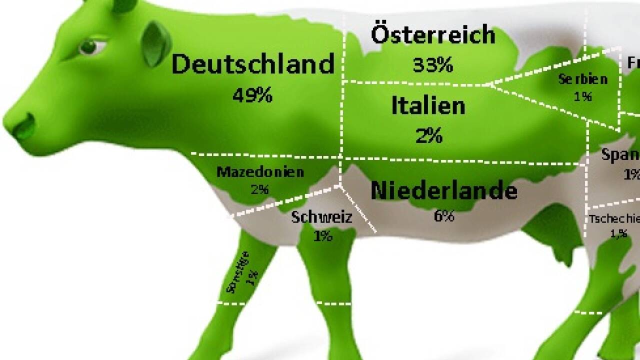 Der Umsatz wird in mehr als 20 Ländern erzielt: Der Löwenanteil entfällt auf Deutschland und Österreich.  