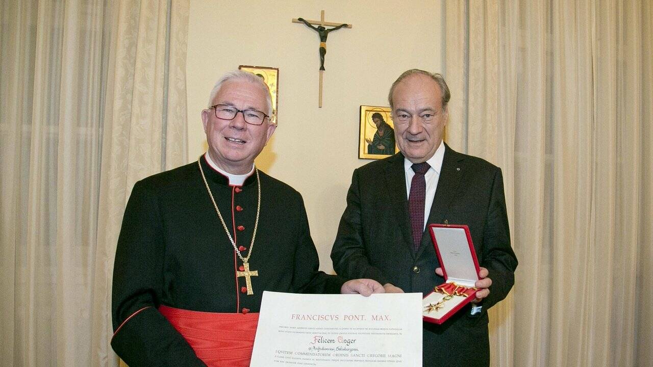 Päpstlicher Orden für Kunstherz-Erfinder Felix Unger