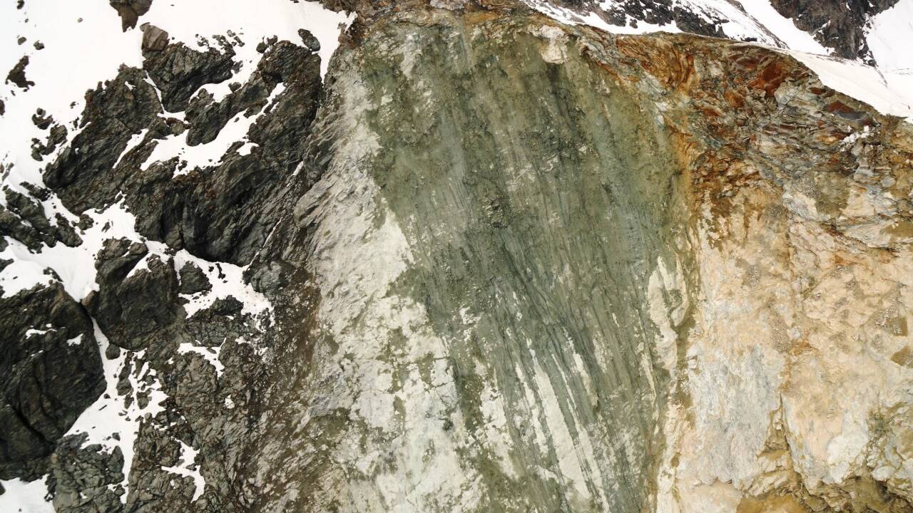 Felssturz am Großen Wiesbachhorn. 