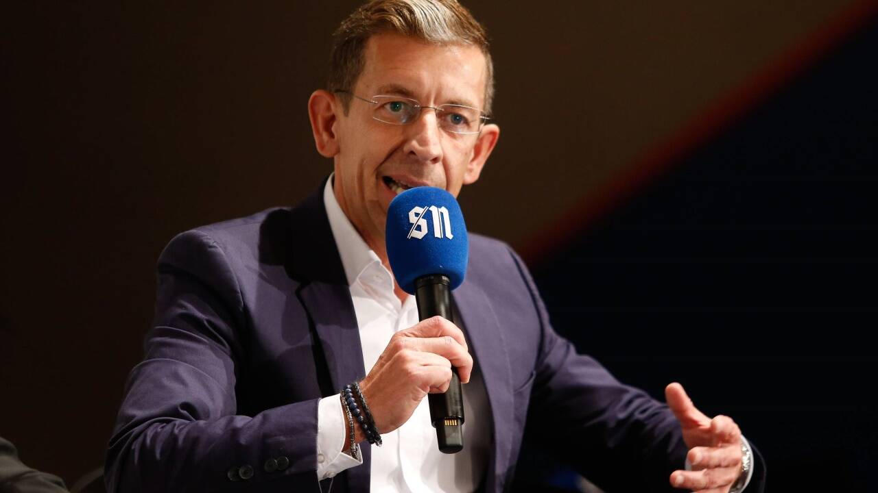Podiumsdiskussion der Spitzenkandidaten für die Bürgermeisterwahl am Dienstagabend im SN-Saal. 