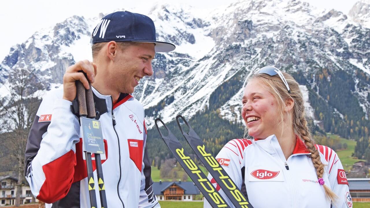 Power-Geschwister nehmen Kurs auf die Paralympics Carina Edlinger und Julian Edlinger.<br> 