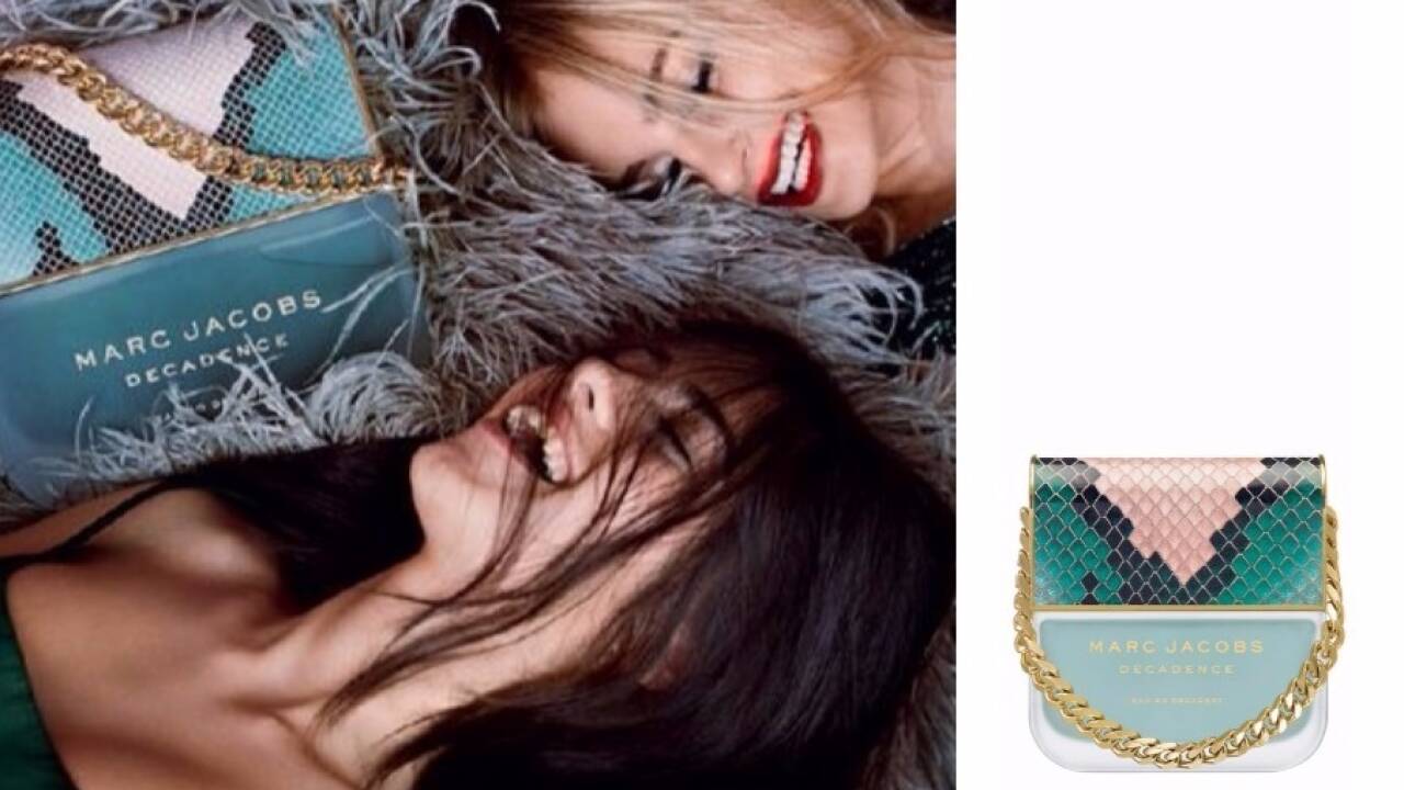 Klar, opulent und blumig: „Eau so Decadence“ von Marc Jacobs macht die Nacht zum Tag und umgekehrt. Saftige Fruchtaromen (Nashi-Birnen, Cassis und Grüner Efeu in der Kopfnote) und strahlend-blumige Noten (Pinke Tigerlilie, Magnolie und Jasmin in der Herznote) sowie Weisser Amber, Cashmirholz und Himbeer-Gloss in der Basis verleihen dem Duft seine verführerisch-feminine Signatur. 