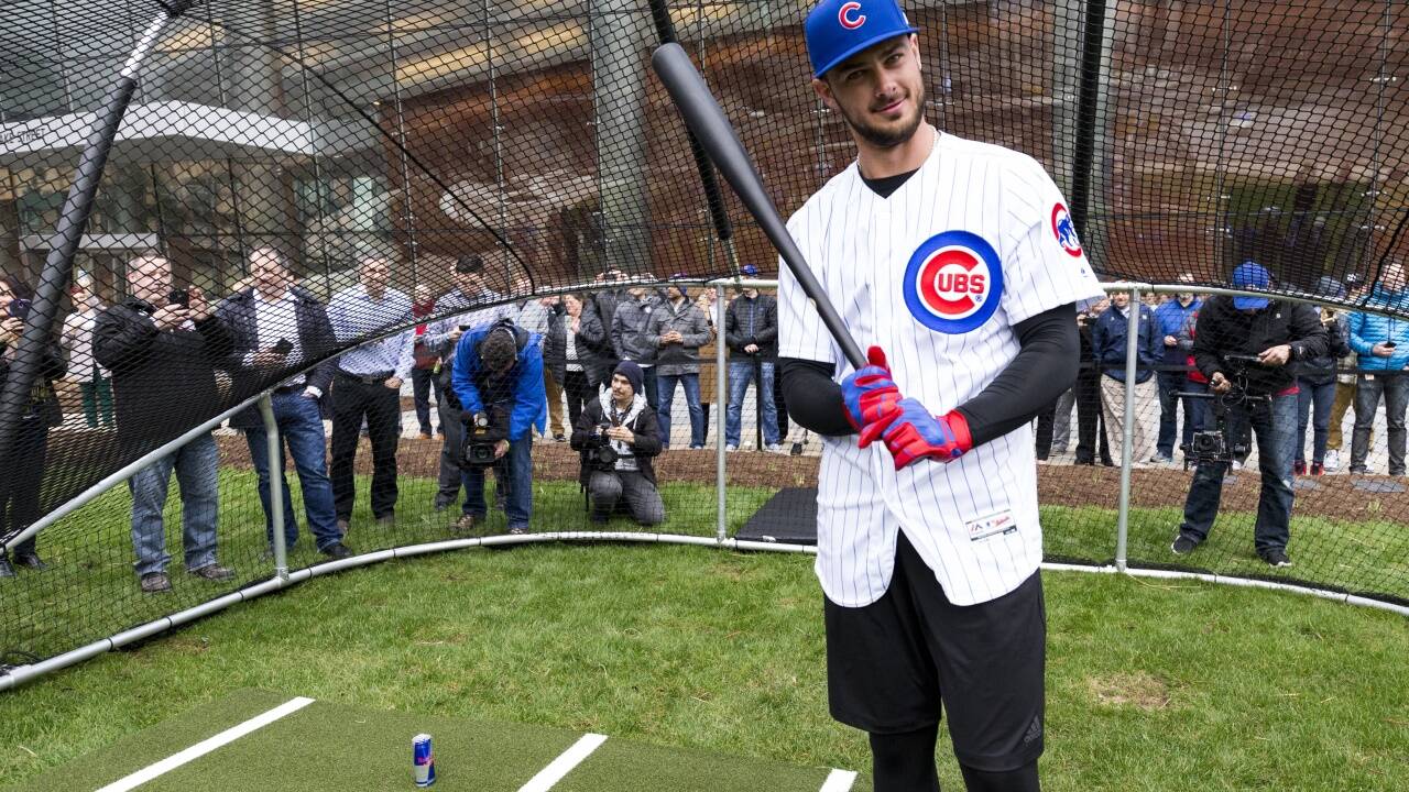 Kris Bryants gewohntes Metier: Mit den Chicago Cubs holte er die World Series 2016. 