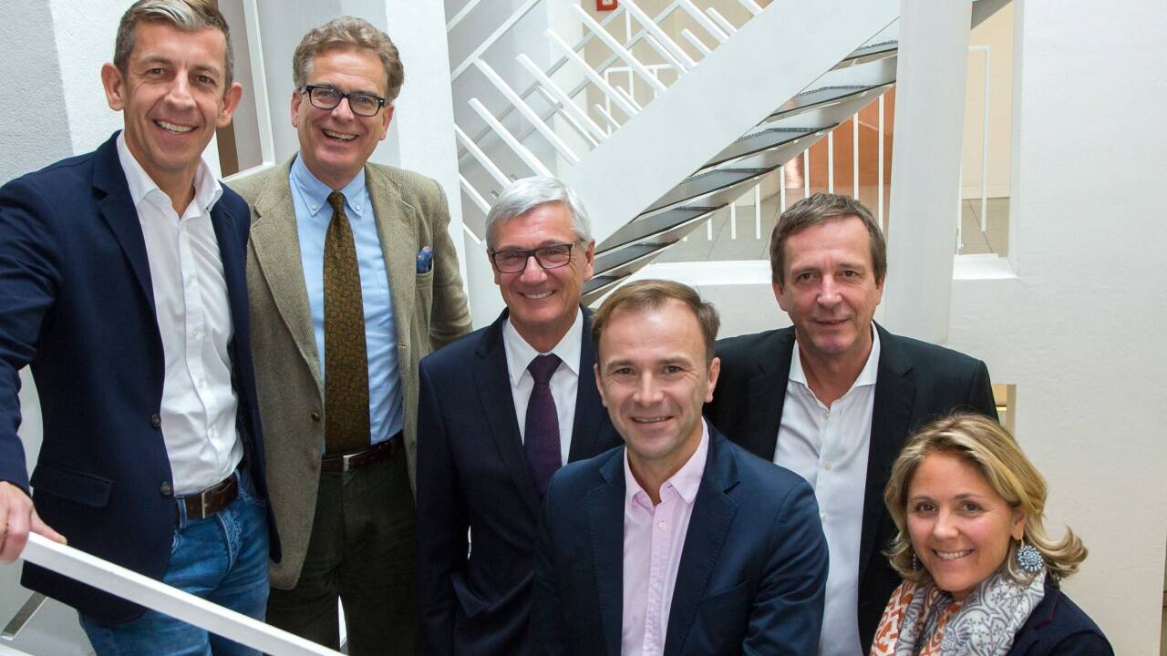 Sie stellen sich der Wahl: Andreas Reindl (FPÖ), Christoph Ferch (SALZ), Harald Preuner (ÖVP), Bernhard Auinger (SPÖ), Johann Padutsch (Bürgerliste) und Barbara Unterkofler (Neos).  