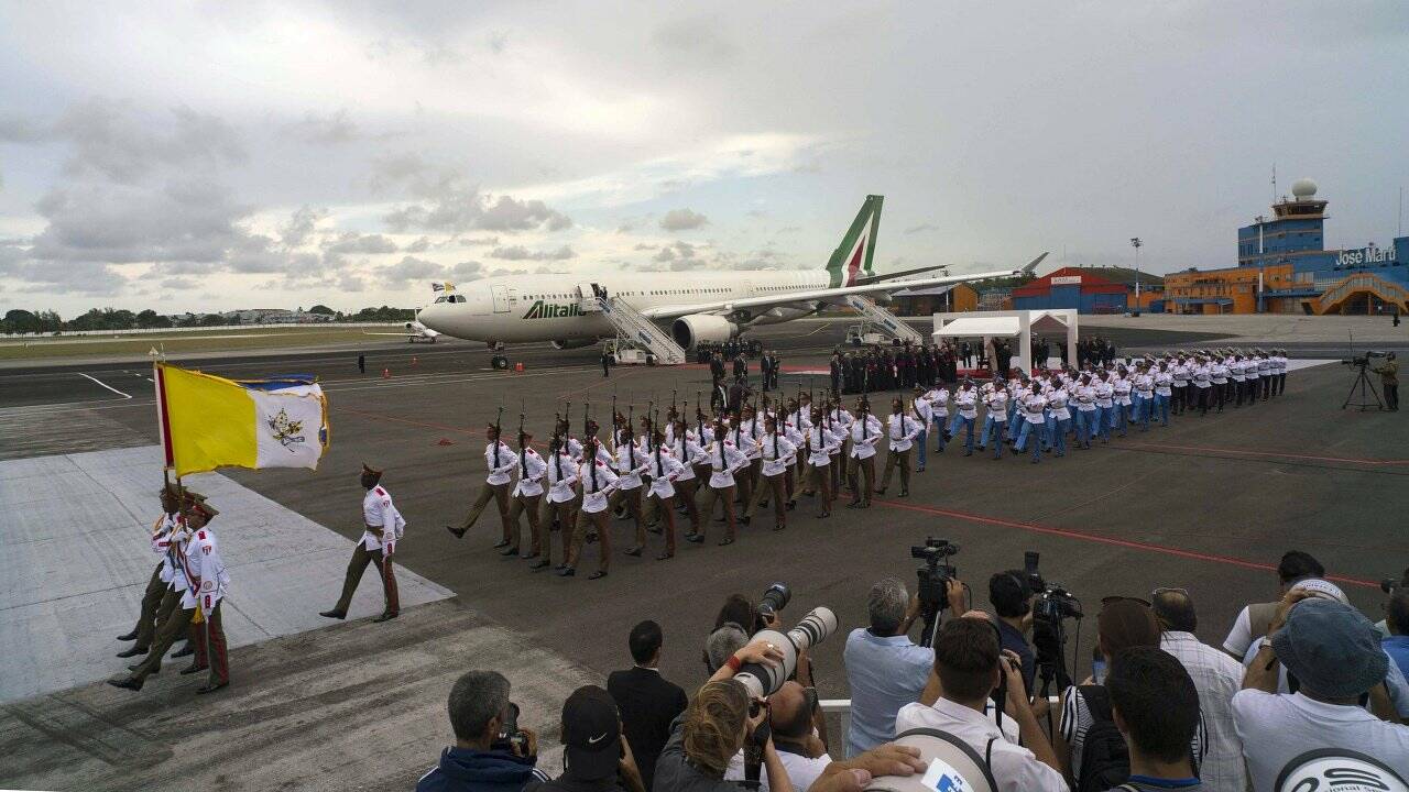 Papst feierte Messe in Havanna - Treffen mit Fidel Castro