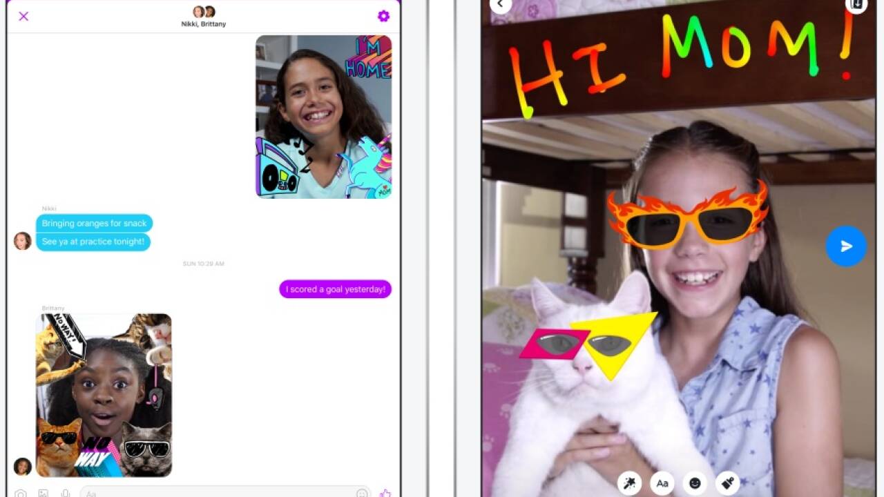 Das ist Facebooks neuer Messenger für Kinder. 