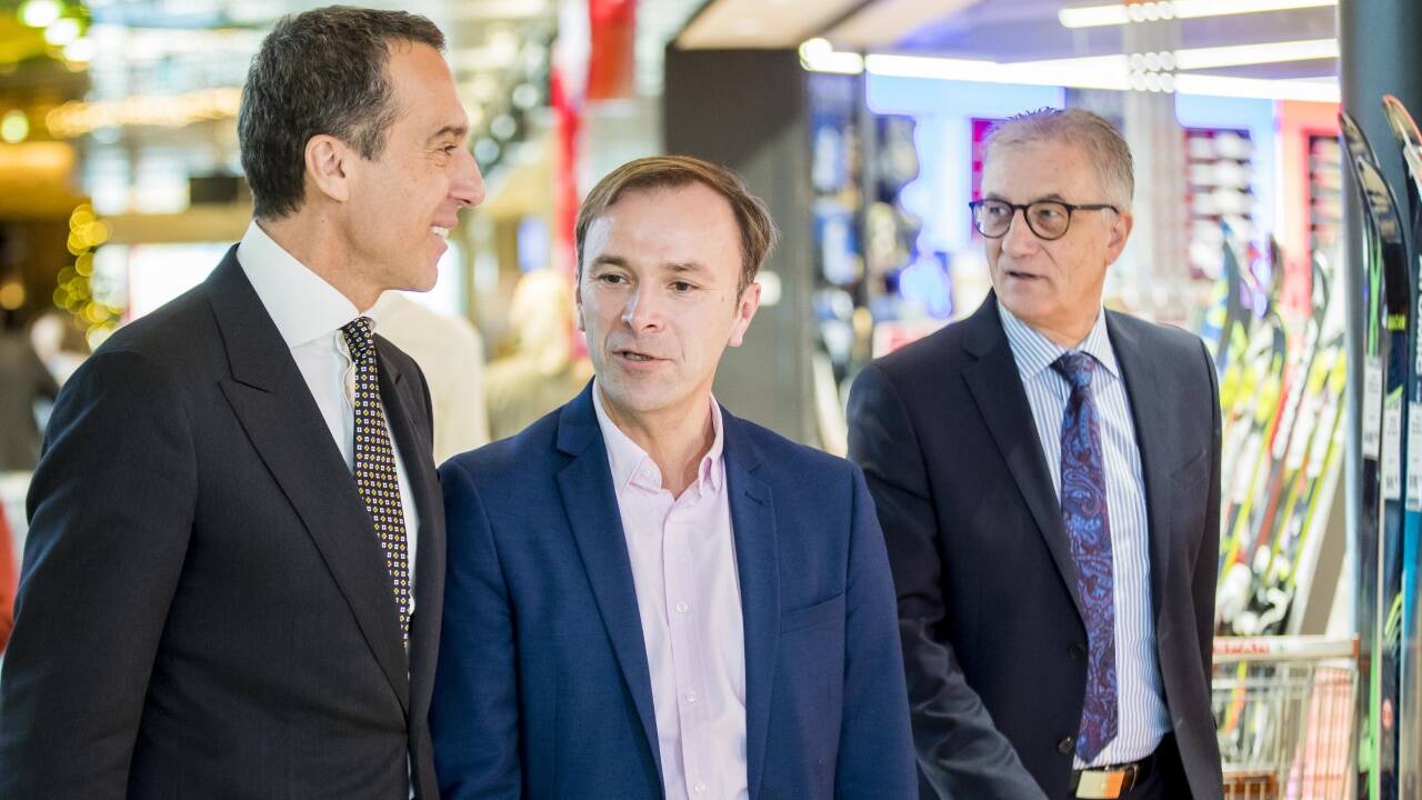 Kern, Bürgermeisterkandidat Bernhard Auinger und Steidl 
