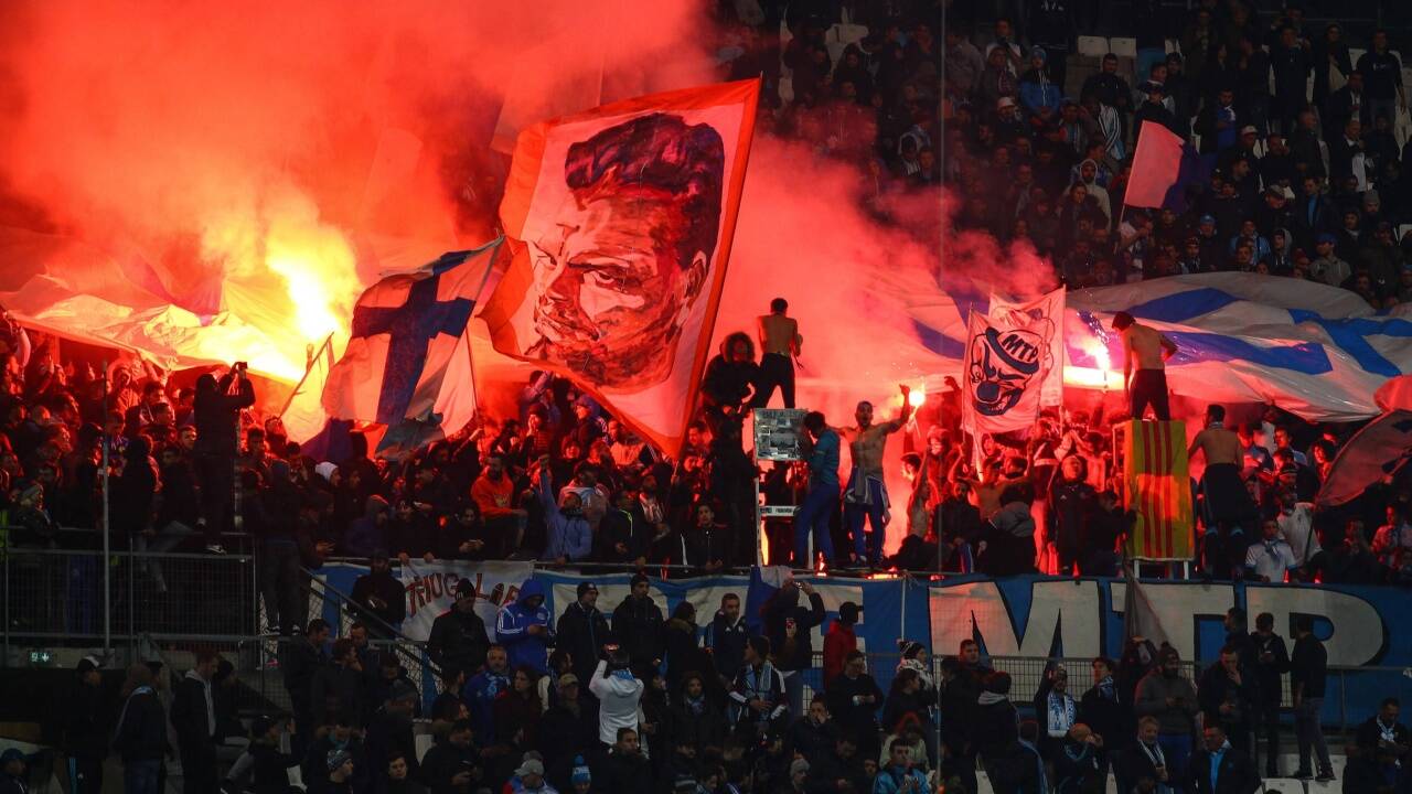 „Feuerwerk“ im Stade Velodrome. 