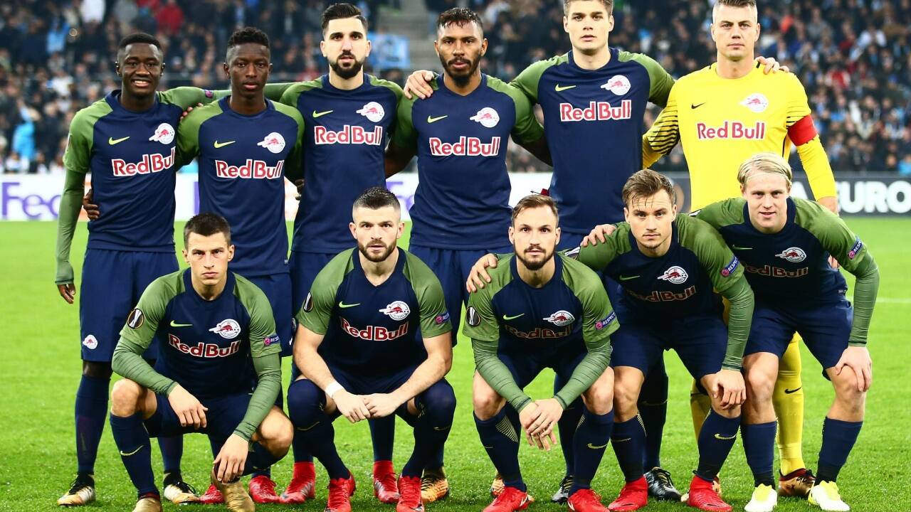 Startelf von Red Bull Salzburg. 