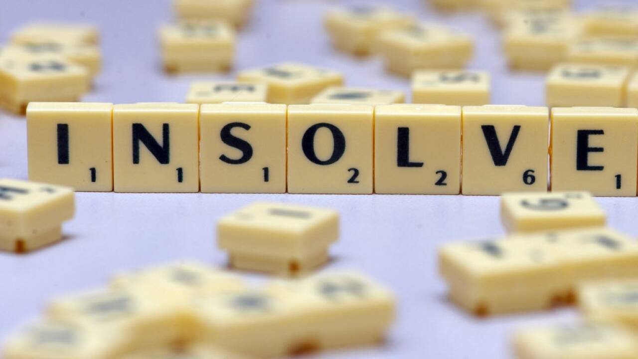 Die Zahl der Insolvenzen geht zurück. 