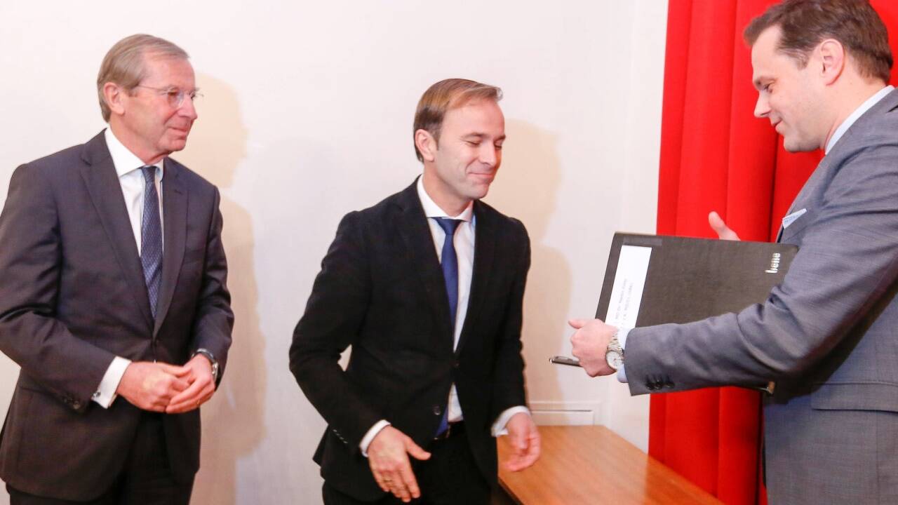 Angelobt wurde auch Vizebürgermeister Bernhard Auinger.  