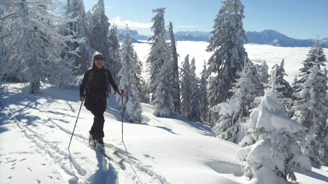 Strahlende Aussichten am Eibleck.  