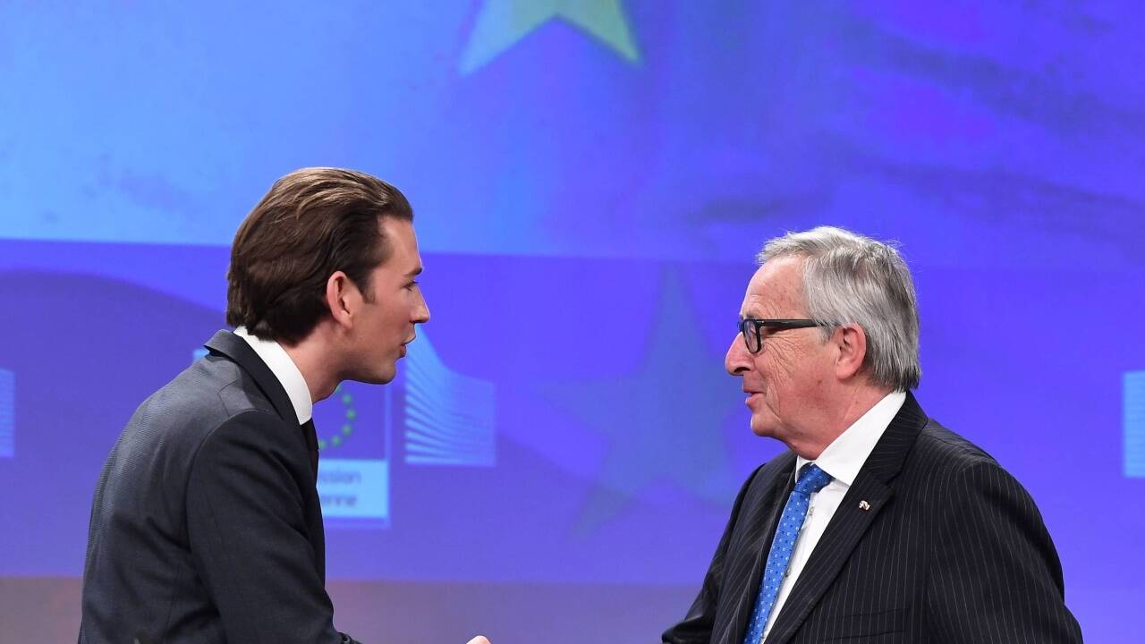 Brüsseler Bekenntnis: Kaum angelobt, reiste Kanzler Kurz nach Brüssel. 
