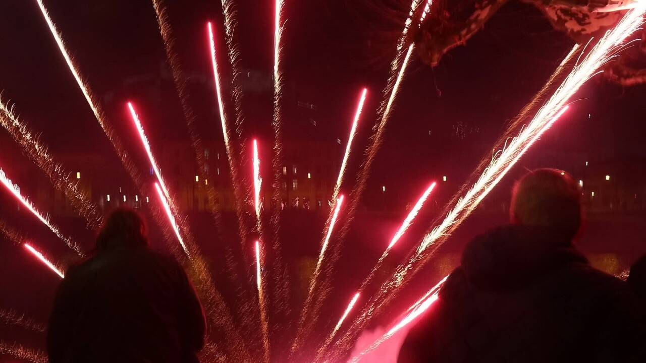 Die Silvesternacht in der Stadt Salzburg  Die Silvesternacht in der Stadt Salzburg