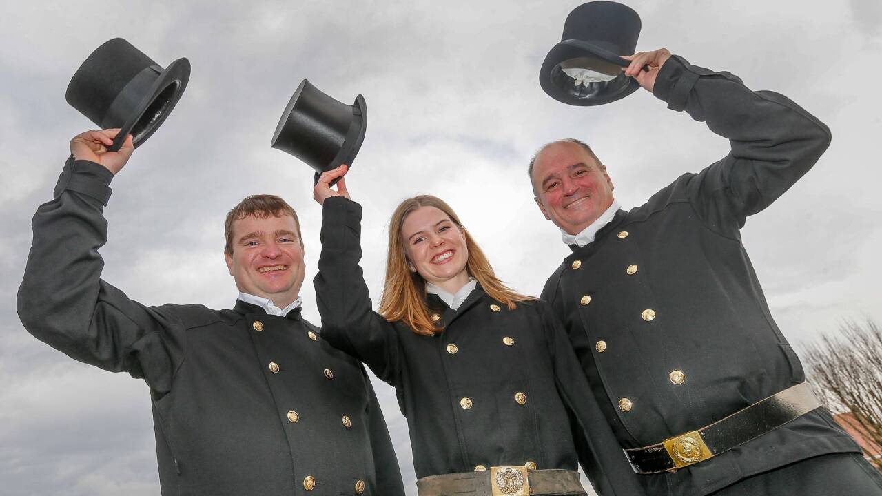 Die Salzburger Rauchfangkehrer bringen Glück.   Die Salzburger Rauchfangkehrer bringen Glück.
