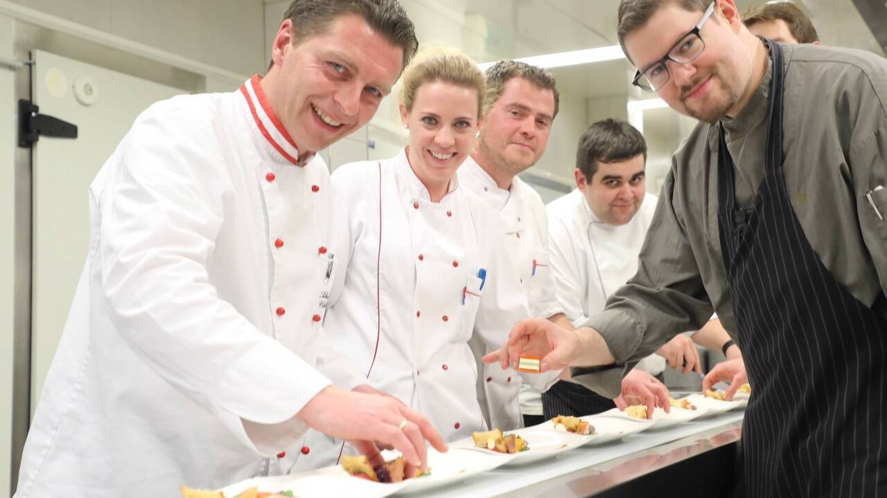 Küchenchef Thomas Reischl und sein Team sorgten für die kulinarischen Freuden im Imlauer Hotel Pitter.  