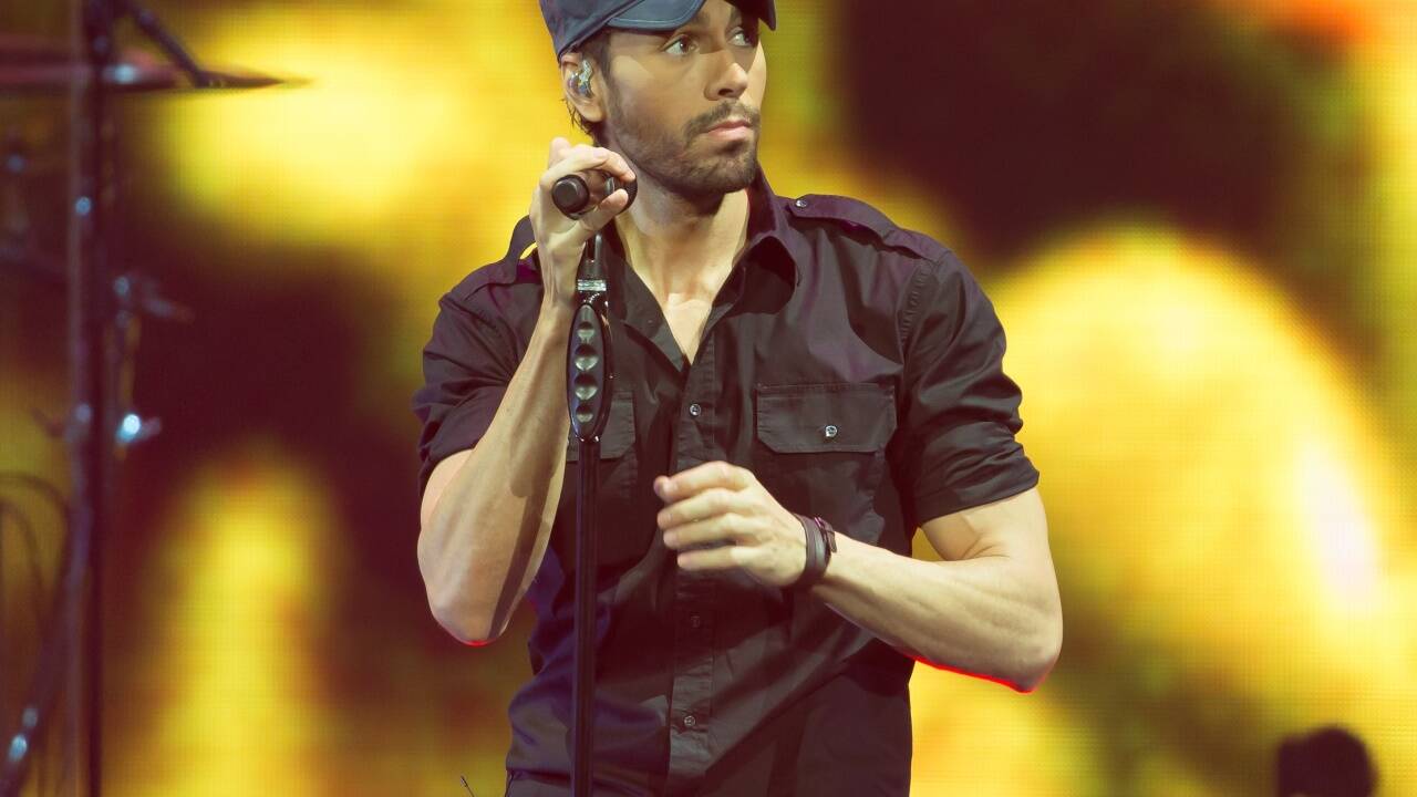 Sänger Enrique Iglesias. 