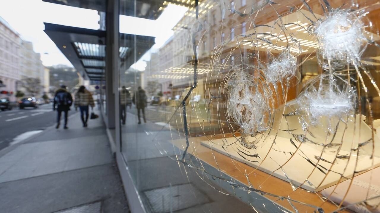In der Nacht auf Donnerstag versuchten Einbrecher eine Vitrine des Dorotheums aufzubrechen. Sie zerstörten das Glas, konnten es aber nicht durchbrechen.  