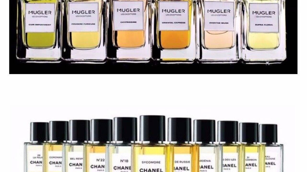 Nicht, dass es Mugler nötig hätte, hat das Haus doch mit dem Damenduft „Angel“ Parfumgeschichte geschrieben, aber mit der neuen Linie „Les Exceptions Mugler“ demonstriert Mugler, was Duft wirklich kann. „Les Exceptions Mugler“ gibt den großen Duftfamilien der klassischen Parfumerie – blumig, chypre, Moschus, orientalisch, fougère, holzig – eine neue Ausrichtung, nimmt sie auseinander und setzt sie neu und aufregend in Szene. „Für Les Exceptions Mugler haben wir uns mit den edelsten Stoffen befasst, uns in Maßlosigkeit geübt und die klassischen Facetten der Parfumerie neu interpretiert. Sie werden verfremdet, neu erfunden und sublimiert“, sagt Olivier Polge, der die Linie, die österreichweit exklusiv bei Nägele & Strubell Am Graben in Wien erhältlich ist, gemeinsam mit Jean-Christophe Hérault entworfen und realisiert hat. Mit „Les Exclusifs de Chanel“ (seit 2007) besitzt Chanel eine Duftlinie, die das Außergewöhnliche zur Regel werden läßt und als gemeinsamen Nenner einen olfaktorischen Stil ohne Umschweife hat. Jeder Duft wurde aus den edelsten Rohstoffen komponiert und ist von der Geschichte des Hauses und vor allem vom Leben von Gabrielle Chanel inspiriert.  