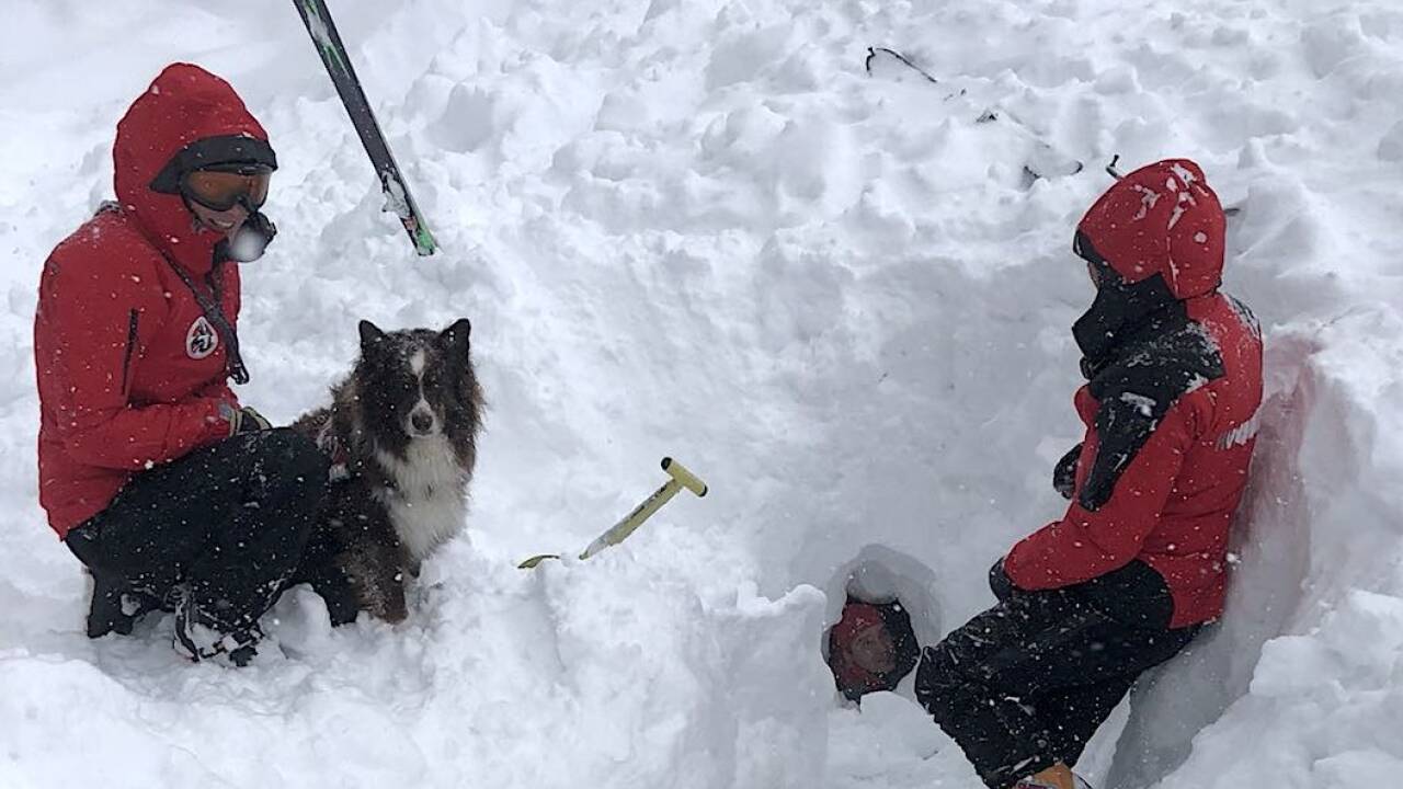 Schnee gab es jedenfalls genug, um jemanden tief zu vergraben.  