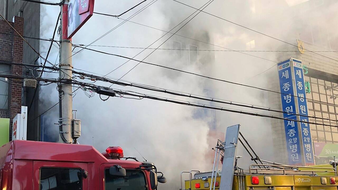 Der Brand im Krankenhaus von Miryang forderte dutzende Todesopfer. 
