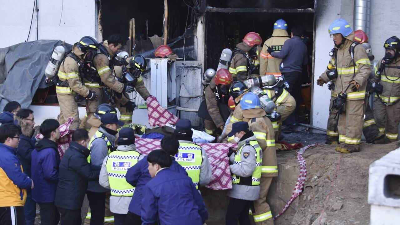 Der Brand im Krankenhaus von Miryang forderte dutzende Todesopfer. 