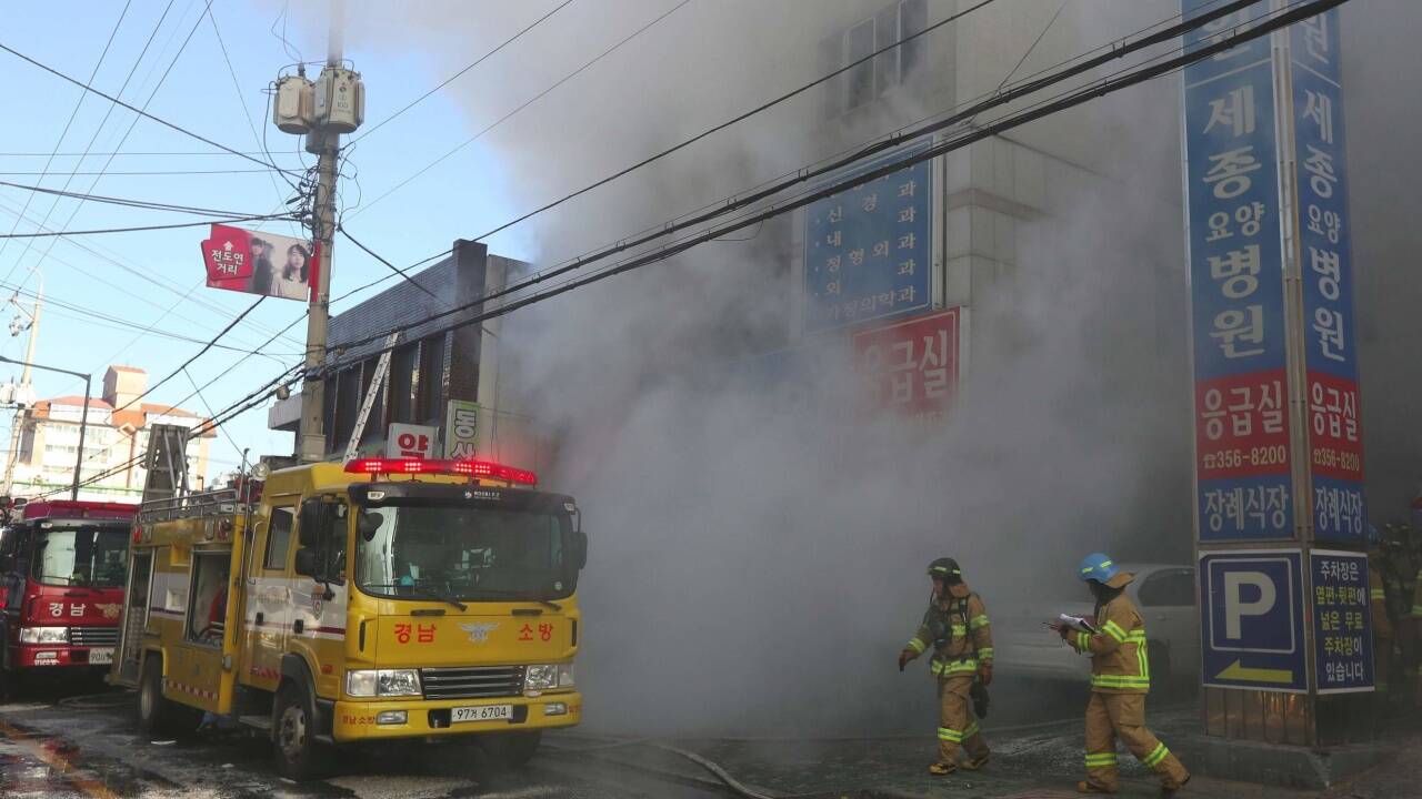 Der Brand im Krankenhaus von Miryang forderte dutzende Todesopfer. 