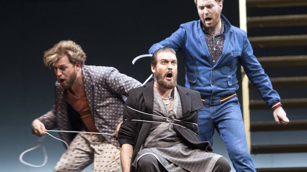 Die Entführung aus dem Serail: Julian Prégardien, David Steffens, Sebastian Kohlhepp. 