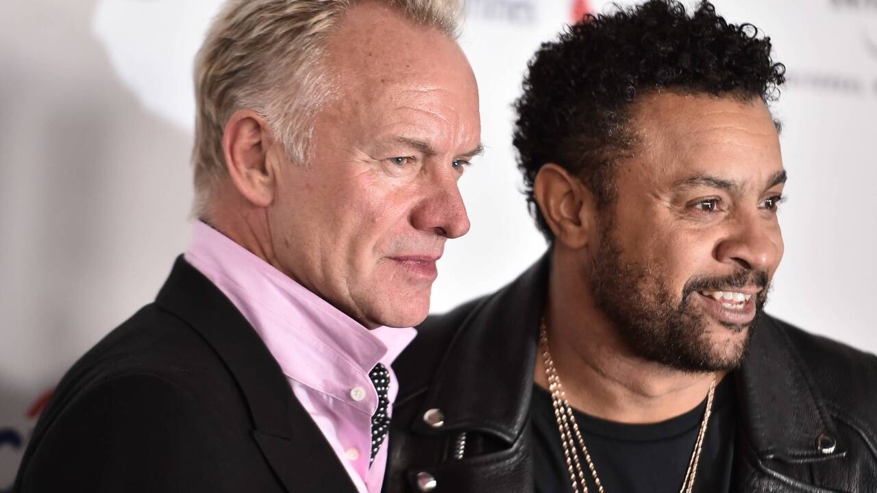 Sting (l.) und Shaggy. 