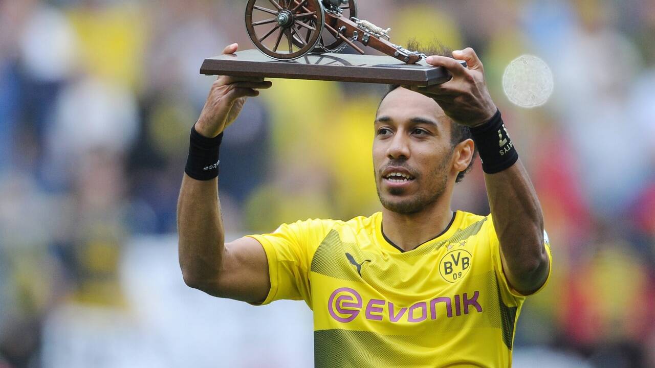 Aubameyang geht, und es macht bumm. Aubameyang geht, und es macht bumm.