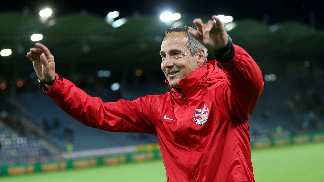Trainer Adi Hütter verlässt Red Bull Salzburg Trainer Adi Hütter verlässt Red Bull Salzburg