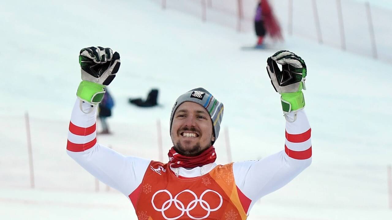 Marcel Hirscher holte das Gold, das ihm in seiner Karriere gefehlt hat.  Marcel Hirscher holte das Gold, das ihm in seiner Karriere gefehlt hat.