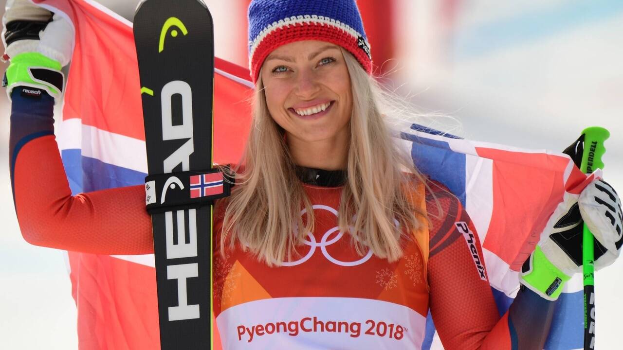 Schon wieder eine Medaille: Ragnhild Mowinckel (Norwegen). 