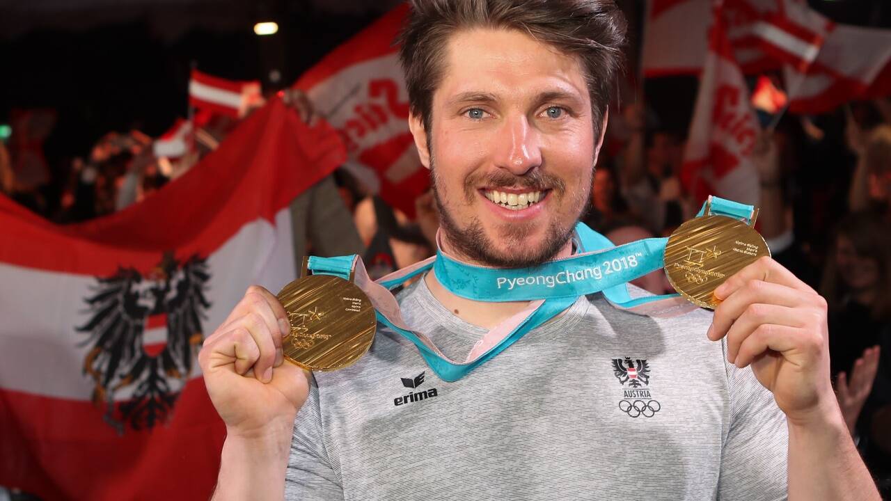 Marcel Hirscher gewann in Südkorea zwei Mal Gold. 