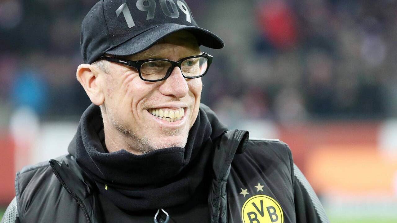 Dortmund-Trainer Peter Stöger. 