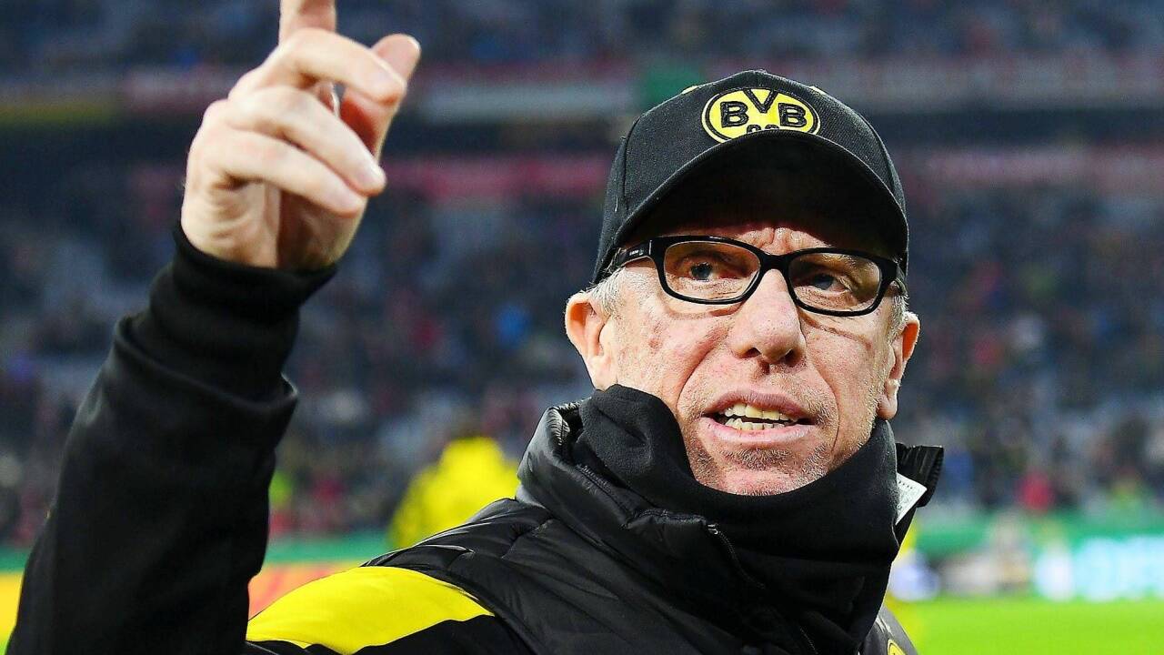 Dortmund-Trainer Peter Stöger. 