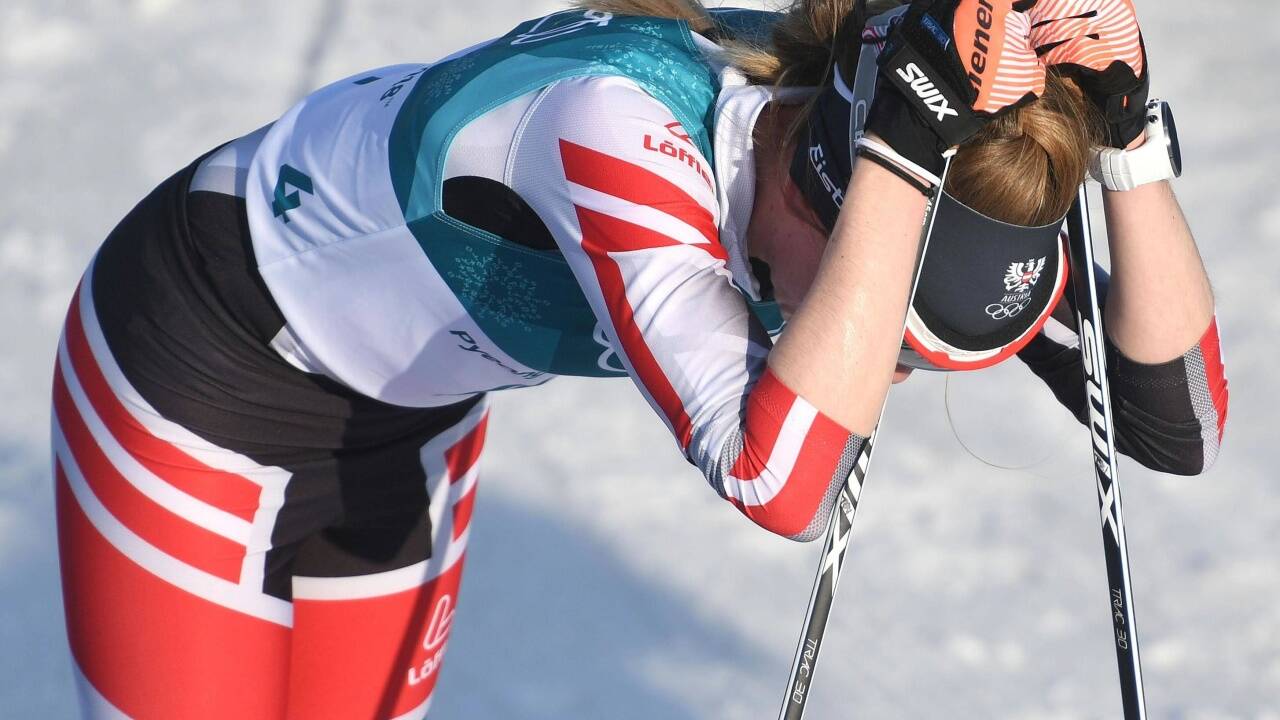 Teresa Stadlober verlief sich auf dem Weg zur Silbermedaille. 
