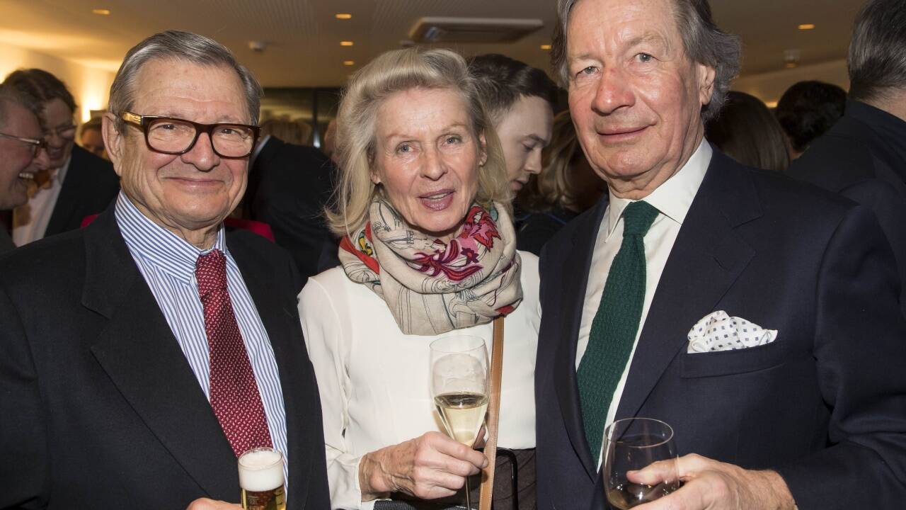 Bankier Heinrich Spängler sowie Dagmar und Johannes Edelsbacher.  