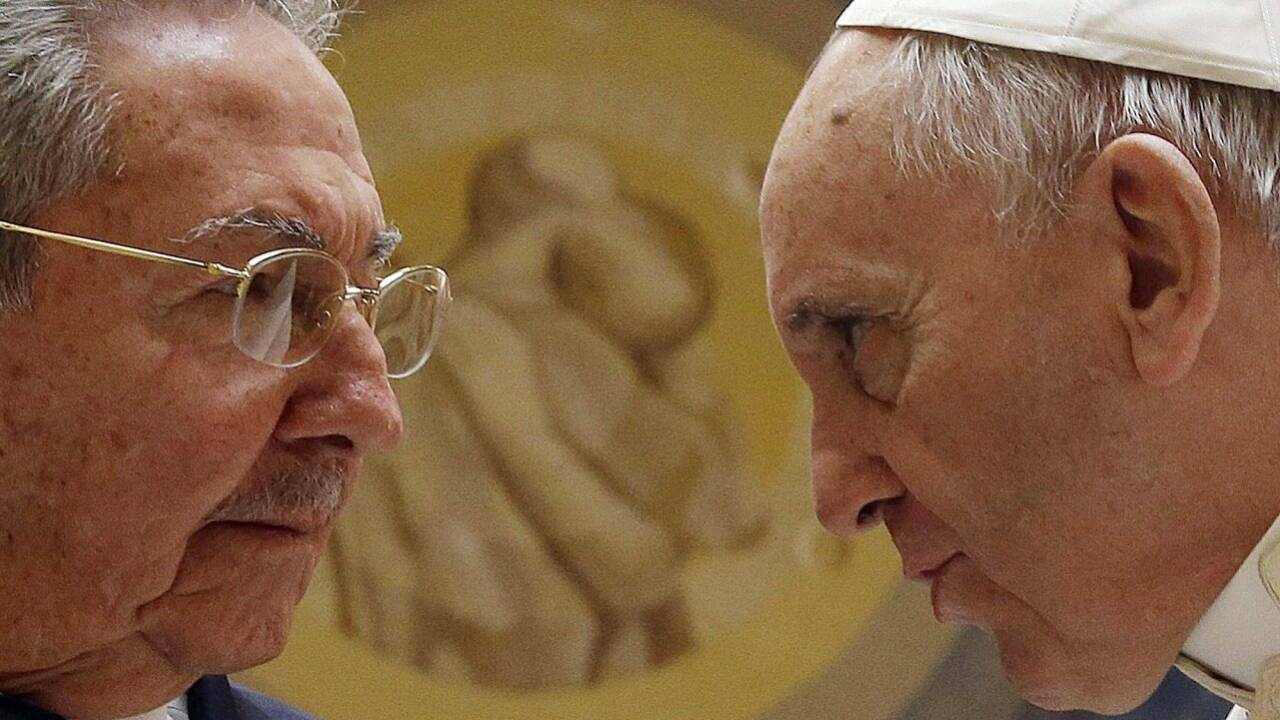 Papst Franziskus empfing Kubas Präsident Castro im Vatikan