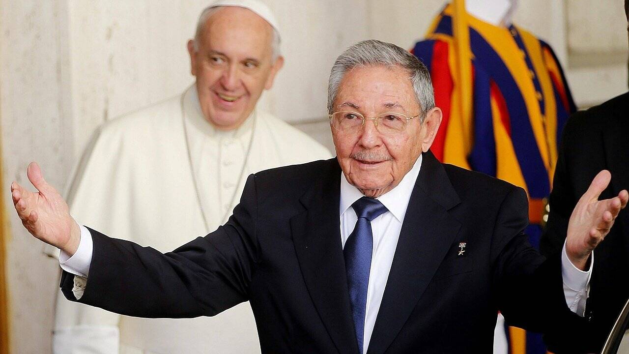 Papst Franziskus empfing Kubas Präsident Castro im Vatikan