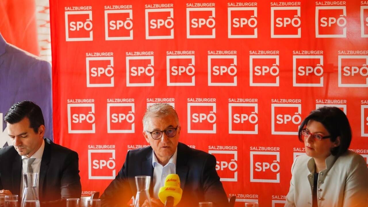 Das Dreier-Team der SPÖ: Parteichef Walter Steidl mit Gerald Forcher (links) und Stefanie Mösl.  