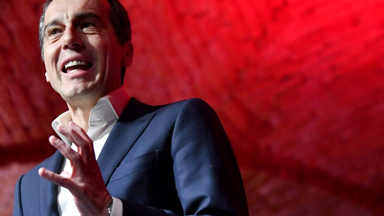 SPÖ-Vorsitzender Christian Kern unterstützt die Genossen in Salzburg im Wahlkampf.  